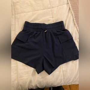 Abercrombie & Fitch Navy Traveler Shorts